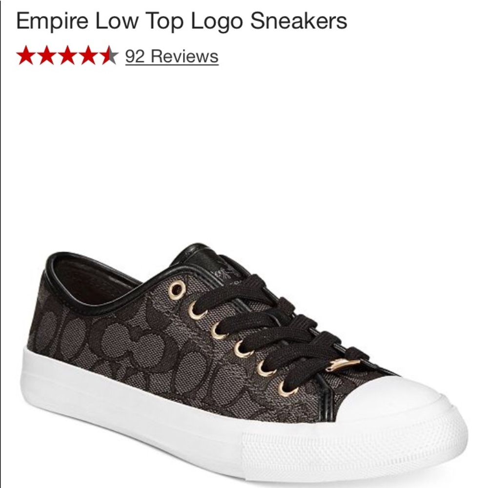 Coach Empire Low Top Logo Sneakers